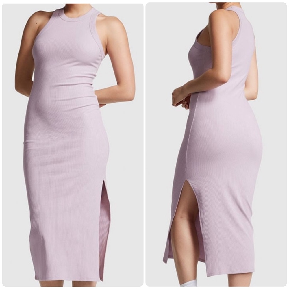 PINK Victoria’s Secret Ribbed Midi Dress